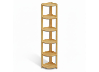 Scaffale angolare mobile armadio soggiorno parete armadi ufficio scaffali in legno massello reale