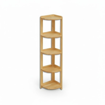 Scaffale d'angolo Scaffale per libri Soggiorno Parete Scaffale Legno vero Scaffali d'angolo Ufficio Nuovo