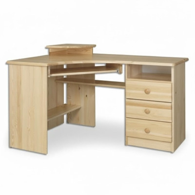 Scrivania, tavolo, legno, scrivanie, tavolo d'angolo, computer, massiccio, legno massiccio