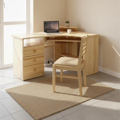Tavolo legno scrivania tavoli tavolo angolare scrivania computer massiccio legno massello