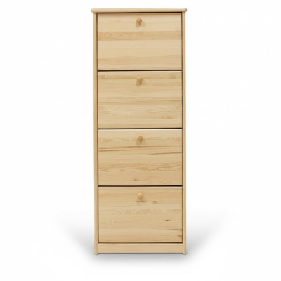 Armadio per scarpe, cassettiera in legno massello, mobiletto per scarpe, scaffale.
