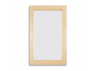 Specchio fatto a mano vero legno Cornice massiccia in pino Specchio da parete 50 * 80 cm Nuovo