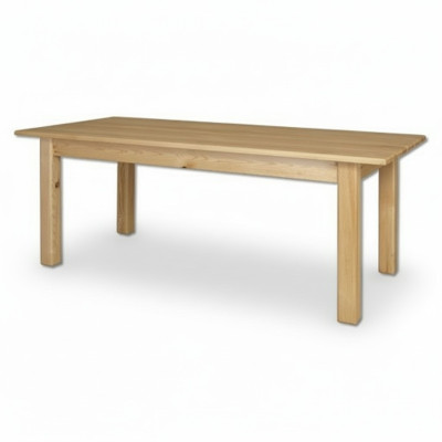 Tavolo Tavolo da pranzo Mobili massicci Sala da pranzo 200x90cm Legno massello Nuovo Tavoli