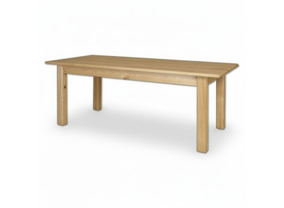 Tavolo Tavolo da pranzo Mobili massicci Sala da pranzo 200x90cm Legno massello Nuovo Tavoli