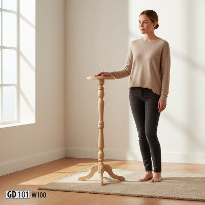 Supporto per fiori Supporto in legno Supporto da lavoro russo in legno genuino Base