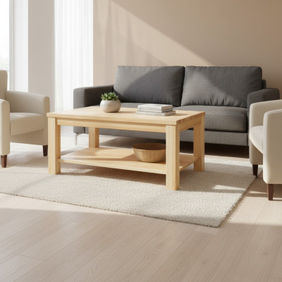 Tavolo in legno, tavolini in legno, mobili da soggiorno massicci 120x70cm tavoli massicci