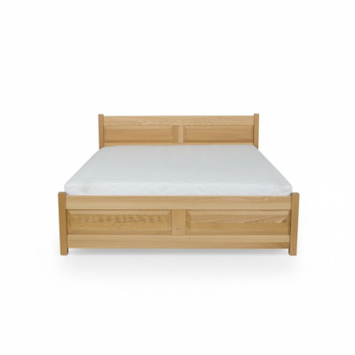 Letto in legno massiccio Camera da letto Letti 100x200 cm Letto singolo Mobili massicci