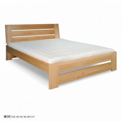 Letto in legno Vera legno Letto Letti Camera da letto Hotel 180x200 cm Stile Mobili massicci
