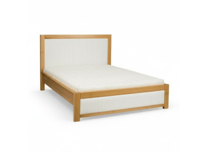 Letto in legno massello Letto matrimoniale Letto imbottito fatto a mano Letto in legno massello Nuovo