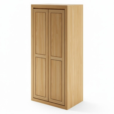Armadio in rovere massiccio, armadio in legno massello per camera da letto, armadi nuovi.