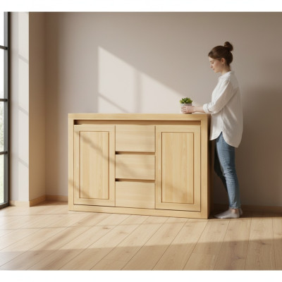 Design delle credenze armadio mobile basso cassettiere mobile in legno massiccio Sideboard