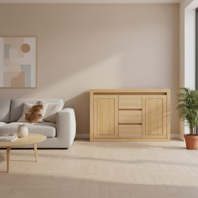 Design delle credenze armadio mobile basso cassettiere mobile in legno massiccio Sideboard