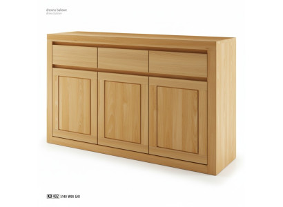 Mobile credenza moderno in legno. Realizzato a mano in legno massello.