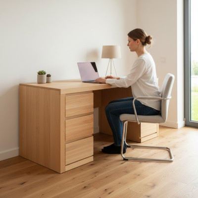 Scrivania Tavolo di legno Scrivania Tavolo Mobili da ufficio Tavoli Legno massello Scrivania per computer