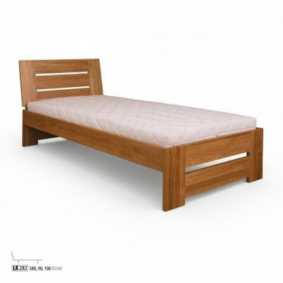 Letto in vero legno Letto matrimoniale in legno 100x200 cm Nuovo Letto in vero legno Letto imbottito Nuovo