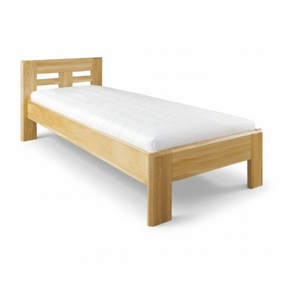 Letto in legno vero Letto matrimoniale in legno vero 100x200 cm Nuovo Letto in legno vero Letto imbottito