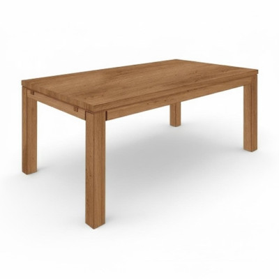 Tavolo Legno Tavoli 200x100cm Legno Tavoli da pranzo in legno massello di quercia vero Nuovo