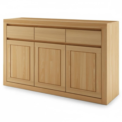 Mobiletto design in legno massello Mobiletto guardaroba Armadio Armadi Legno autentico Quercia 140x90cm