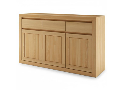 Mobiletto design in legno massello Mobiletto guardaroba Armadio Armadi Legno autentico Quercia 140x90cm