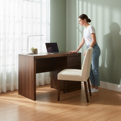 Tavolo Scrivania Scrivania da ufficio Tavolo da lavoro Legno Rovere Tavoli Legno massiccio Legno autentico