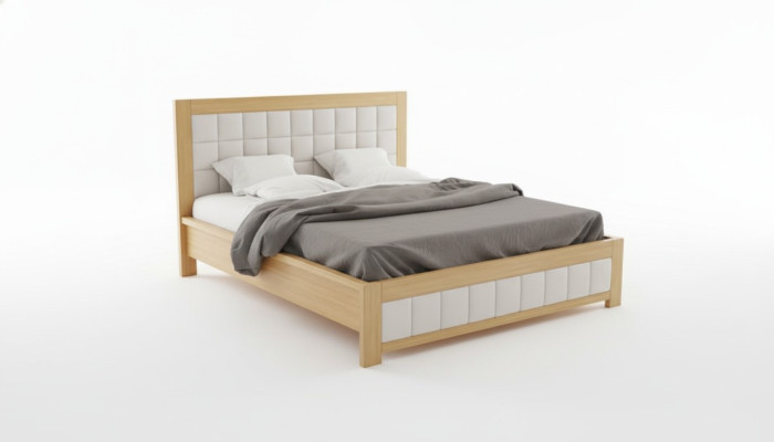 Letti in legno massiccio Letto matrimoniale in legno Fatto a mano Letto in vero legno Nuovo