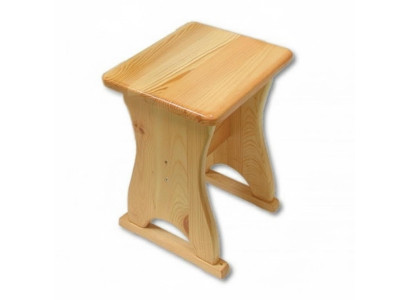 Sgabello di legno, sgabello, sgabello di legno massiccio in pino NUOVO, panca da cucina.