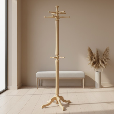 Appendino per abiti in legno 186 cm in stile moderno.