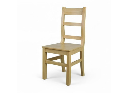 Sedia in legno per sala da pranzo, cucina, fatta a mano in legno massello di pino.