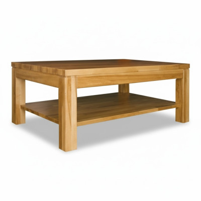 Legno massiccio Tavolino naturale arredi in legno massiccio design elegante Tavolo da salotto Tavoli