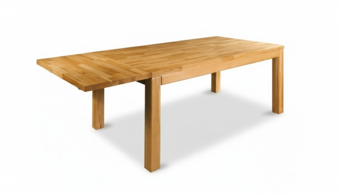 Tavolo in rovere, tavolo da pranzo, soggiorno, cucina, sala da pranzo, completamente in legno massiccio, tavoli nuovi.