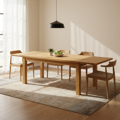 Tavolo in legno Tavoli in legno massiccio Tavolo da pranzo Tavoli da conferenza 160x90cm Rovere massiccio