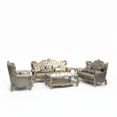 Divano 3+2+1 in pelle design Set divani imbottiti Sofà