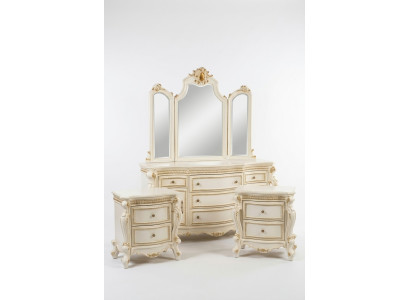 Buffet Mobile Cassettiere Armadio Barocco Rococò Specchio Credenza
