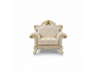 Tessuto poltrona 1 posto divano divani imbottiti design classico lusso barocco