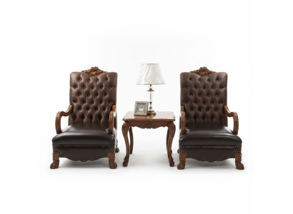 Salotto in pelle Nuovo Poltrona Chesterfield Design Sedile Relax Imbottitura in stoffa