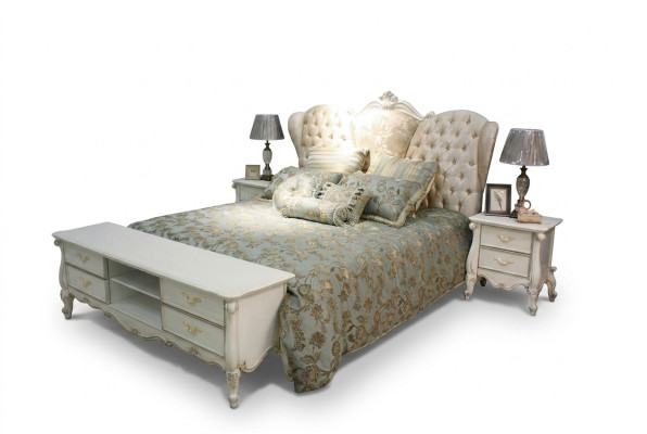 Letto Chesterfield Letti Imbottiti Camera da letto Letto matrimoniale Letti 180x200cm nuovo