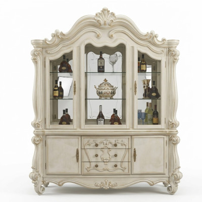 Vetrina in vetro di lusso Vetrina Vetrine Stile antico Barocco Rococò