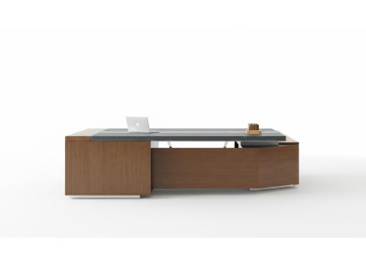 Design ufficio Tavolo Scrivania Sedia Arredamento Tavolo d'angolo con sedia 2 pezzi Nuovo