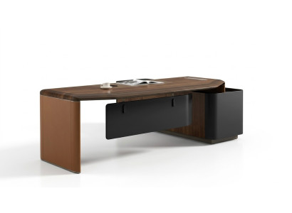 Scrivania Design Mobili da Ufficio Arredamento Tavolo Capo Boss Tavoli d'Angolo