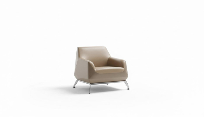 Poltrona Lounge di lusso Club TV Imbottita Design Divano Sofa
