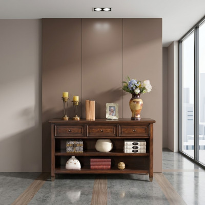Sideboard in legno 140 cm, credenza bassa, armadio da soggiorno, comodini nuovi.