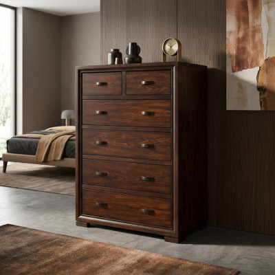 Comò Credenze Credenze Credenze 6 cassetti Armadietto alto Credenza
