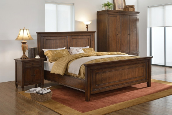 Mobili da camera da letto di design set completo 5 pezzi letto comodino armadio nuovo