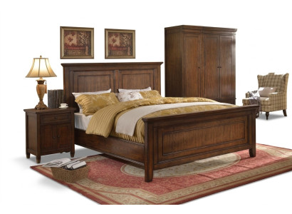 Mobili da camera da letto di design set completo 5 pezzi letto comodino armadio nuovo