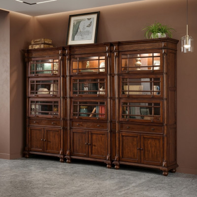Set con 3 vetrine Vetrina Armadio Vetrine Soggiorno Guarda Armadi Designer