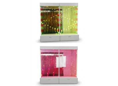 Moderne parete divisoria decorativa pareti d'acqua pareti d'acqua a LED illuminata parete.