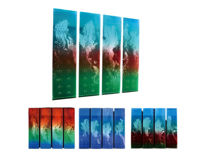 Moderno muro divisorio con cascata d'acqua pareti cascata d'acqua Led