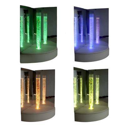 Colonna d'acqua 150 cm, gioco d'acqua, decorazione soggiorno, decorazione da terra.