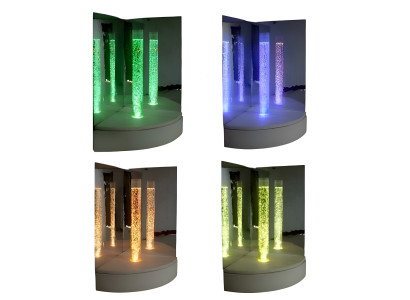 Colonna d'acqua 150 cm, gioco d'acqua, decorazione soggiorno, decorazione da terra.