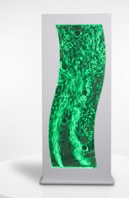 Colonna d'acqua parete d'acqua Cascata a LED Parete divisoria Design di lusso Arredamento in metallo